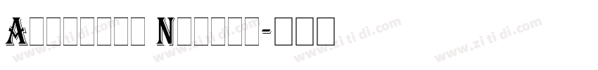 Algerian Normal字体转换
